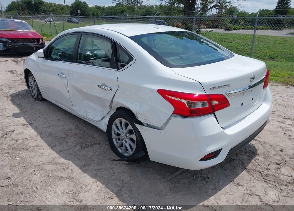 2018 NISSAN SENTRA SV VIN: 3N1AB7AP5JL644474