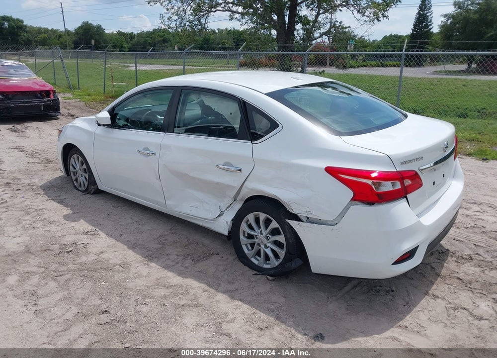 2018 NISSAN SENTRA SV VIN: 3N1AB7AP5JL644474
