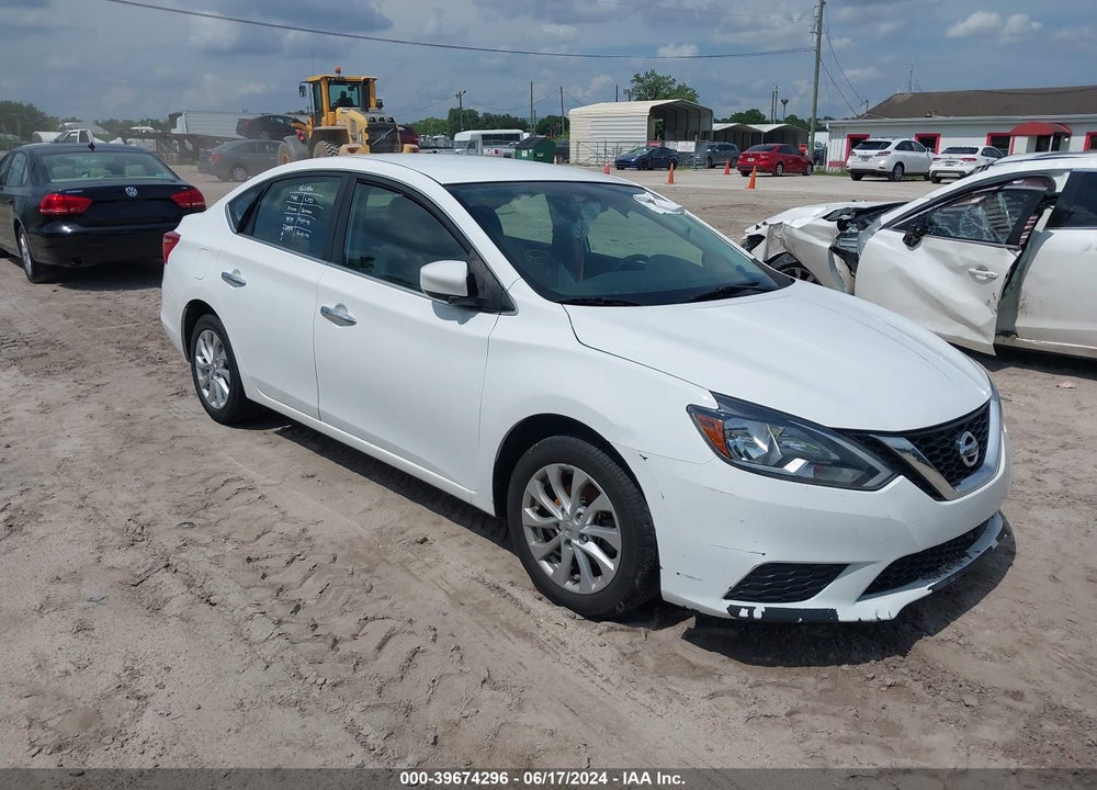 2018 NISSAN SENTRA SV VIN: 3N1AB7AP5JL644474