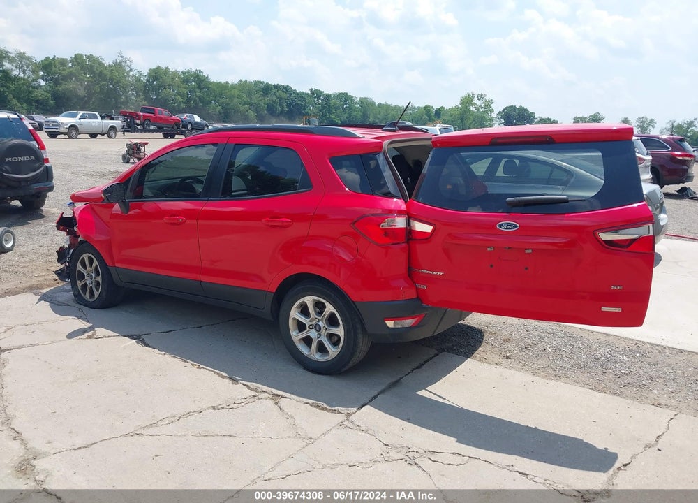 2020 FORD ECOSPORT SE VIN: MAJ3S2GE4LC336747