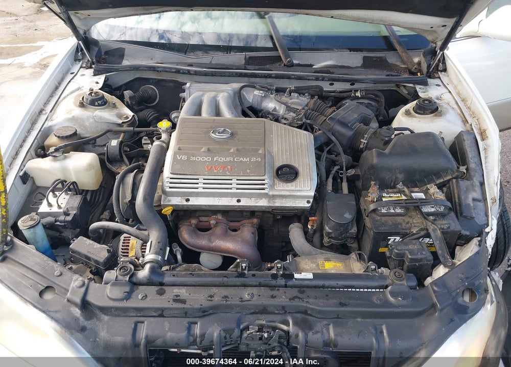 2001 LEXUS ES 300 VIN: JT8BF28G910340350