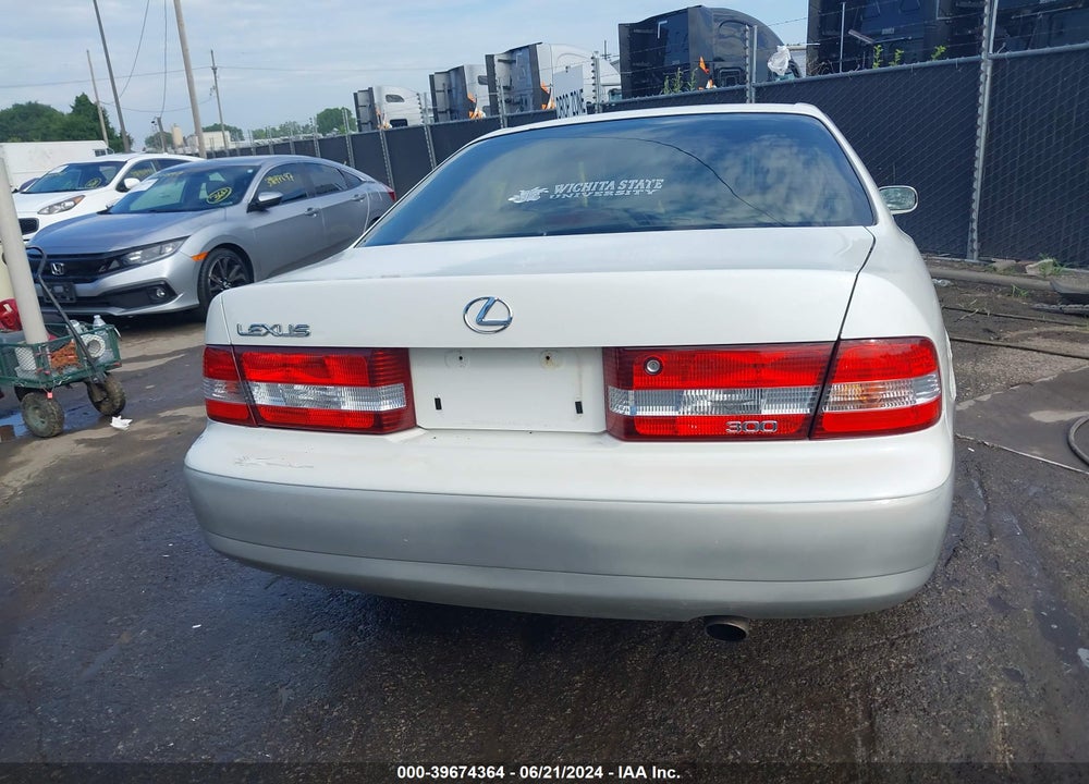 2001 LEXUS ES 300 VIN: JT8BF28G910340350