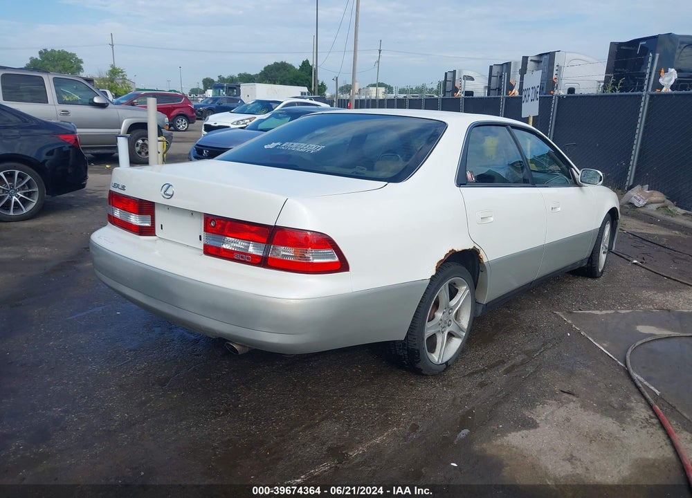 2001 LEXUS ES 300 VIN: JT8BF28G910340350