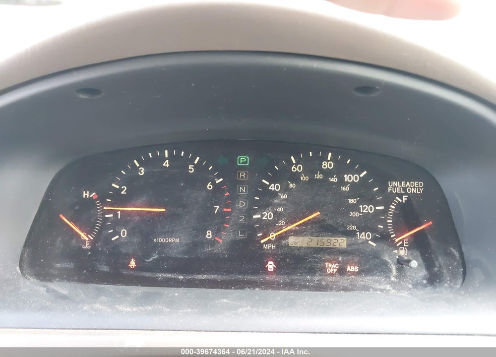 2001 LEXUS ES 300 VIN: JT8BF28G910340350
