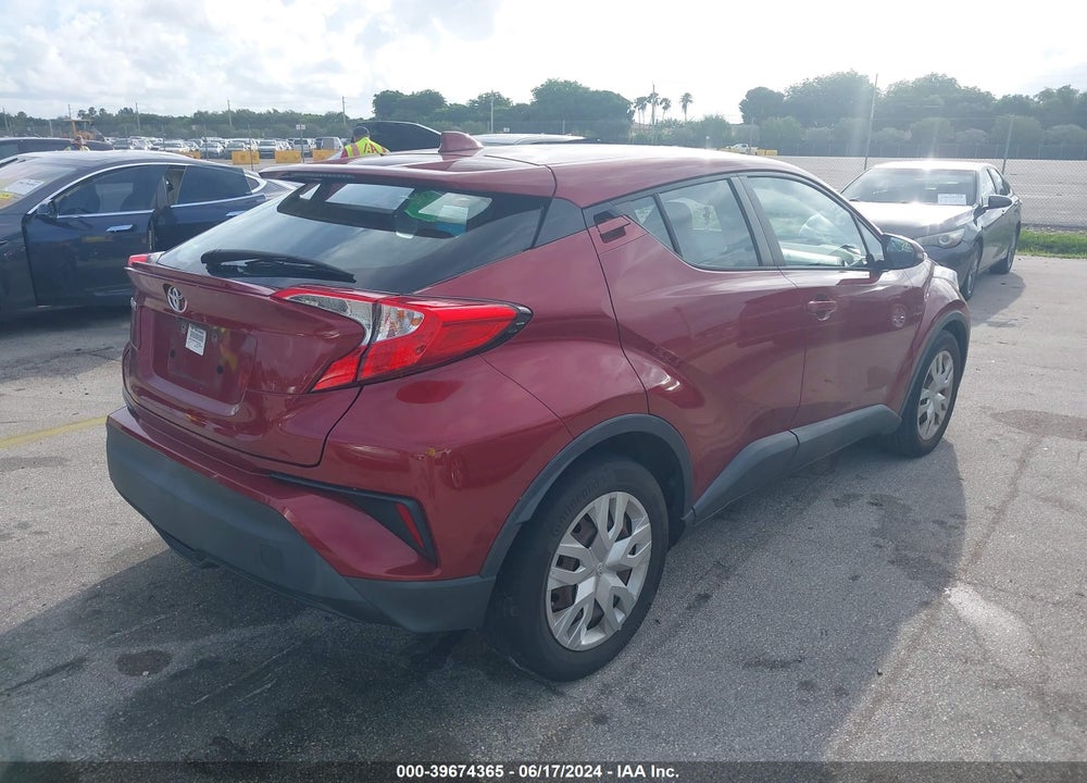 2019 TOYOTA C-HR LE VIN: NMTKHMBX5KR074693