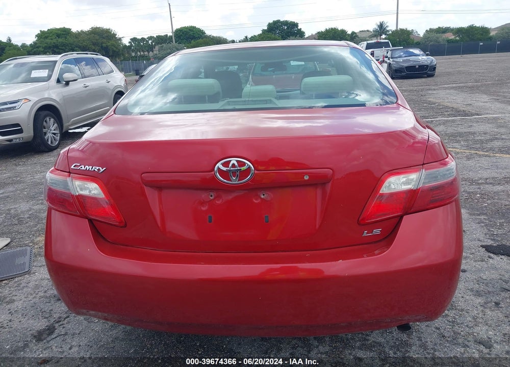 2008 TOYOTA CAMRY LE VIN: 4T4BE46K38R014460