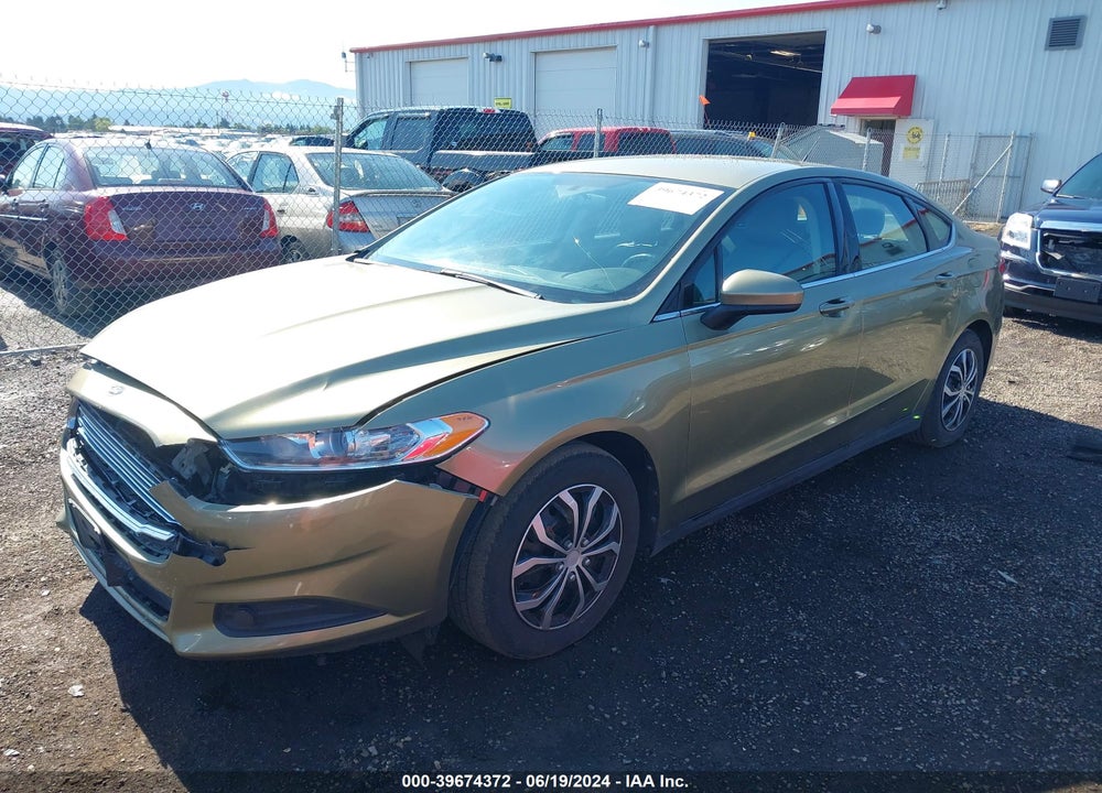 2013 FORD FUSION S VIN: 3FA6P0G71DR142345