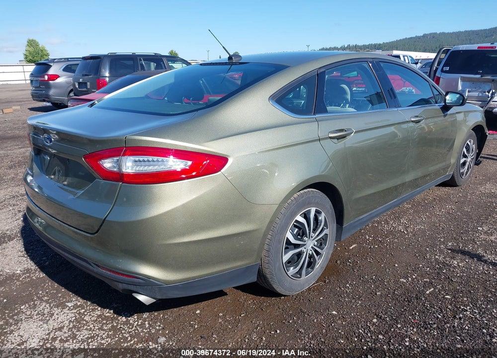 2013 FORD FUSION S VIN: 3FA6P0G71DR142345