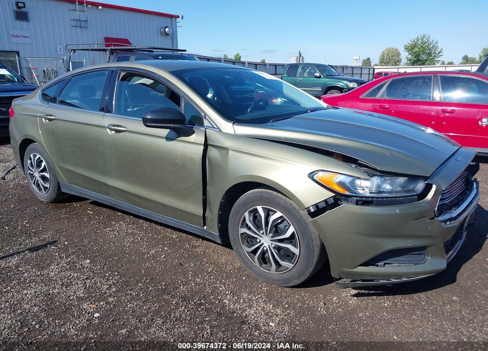 2013 FORD FUSION S VIN: 3FA6P0G71DR142345