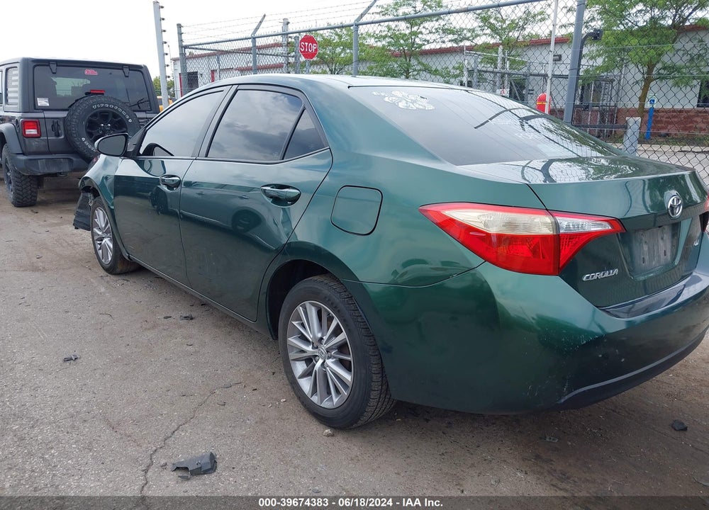 2014 TOYOTA COROLLA LE PREMIUM VIN: 5YFBURHE8EP061790
