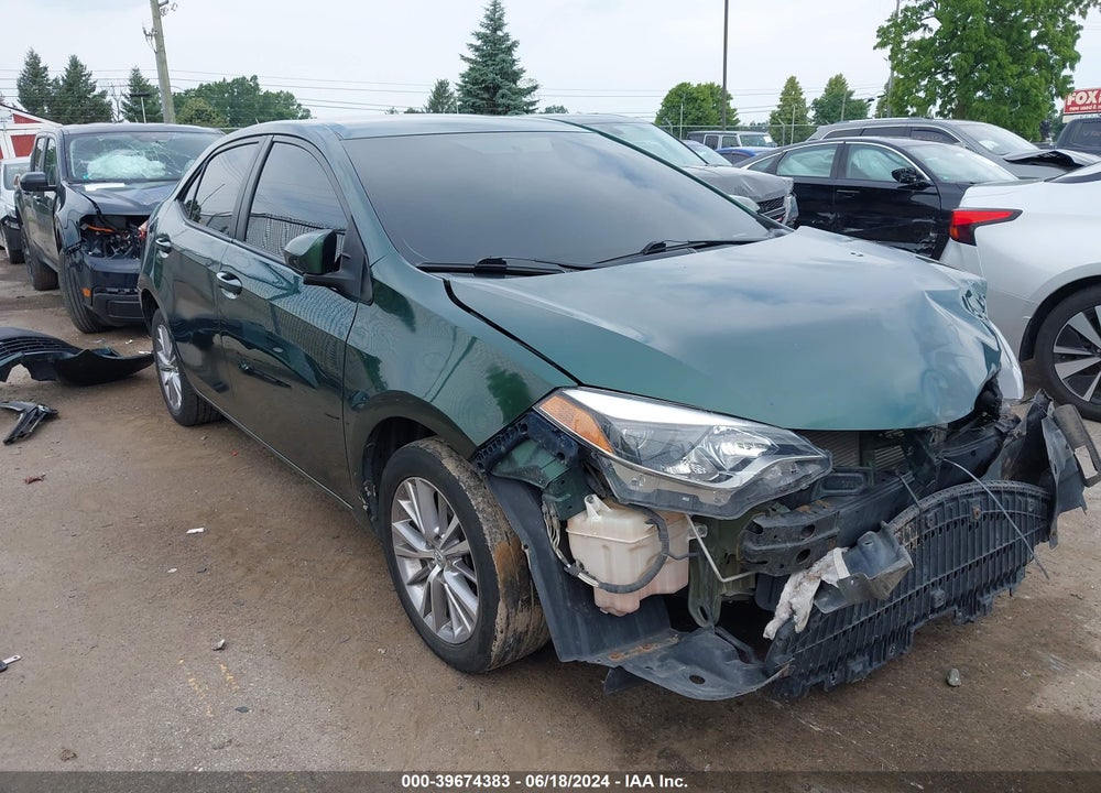 2014 TOYOTA COROLLA LE PREMIUM VIN: 5YFBURHE8EP061790