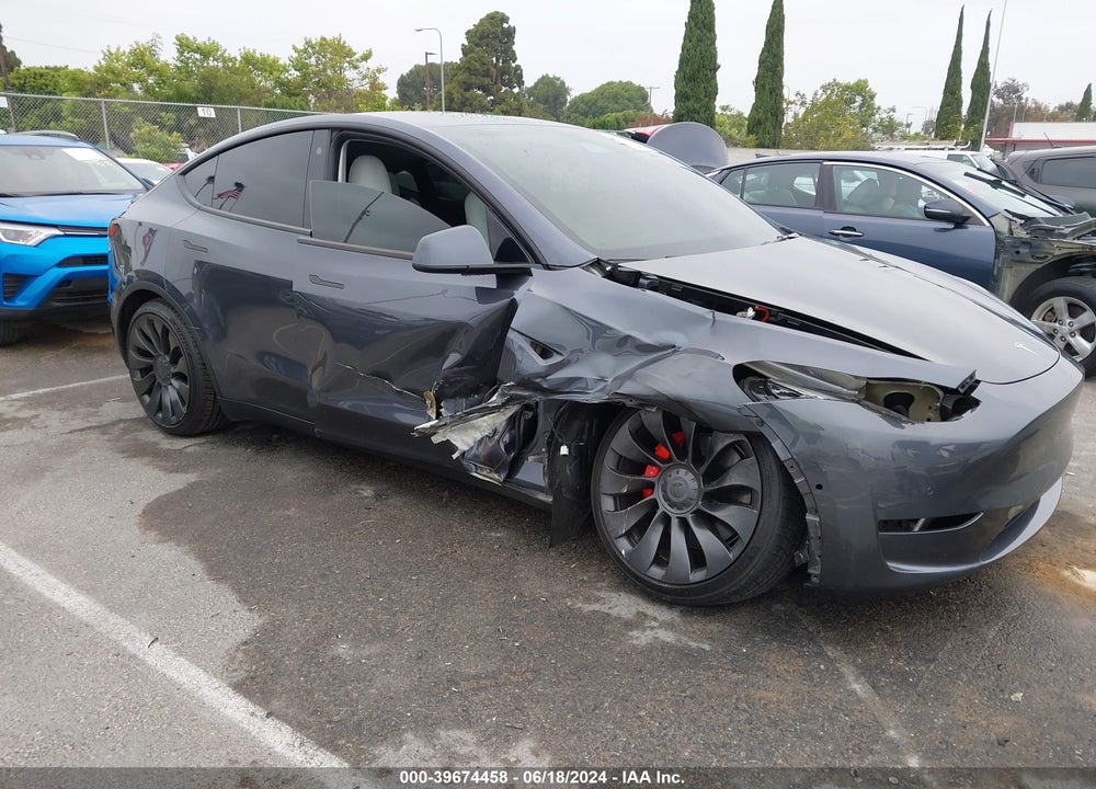 2022 TESLA MODEL Y PERFORMANCE DUAL MOTOR ALL-WHEEL DRIVE VIN: 7SAYGDEF0NF521783