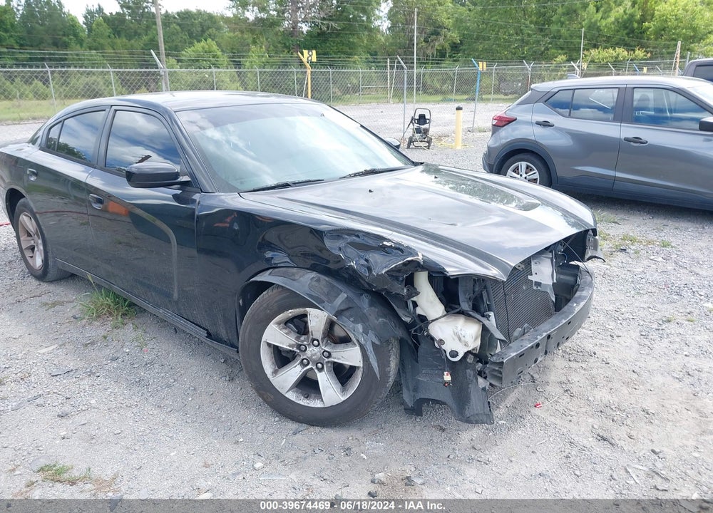 2014 DODGE CHARGER SE VIN: 2C3CDXBG6EH116766