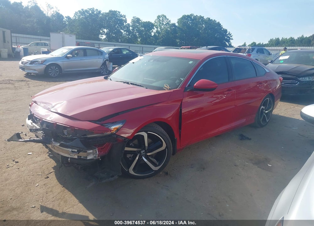 2020 HONDA ACCORD SPORT 2.0T VIN: 1HGCV2F38LA017740
