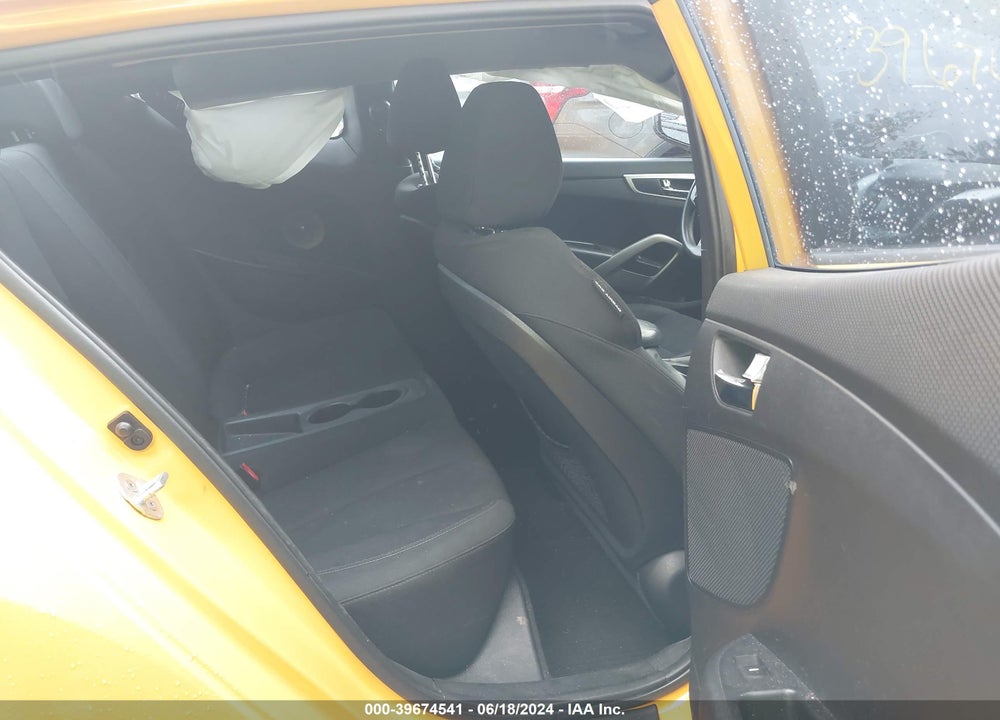 2014 HYUNDAI VELOSTER FLEX W/BLACK/RE VIN: KMHTC6AD4EU201792