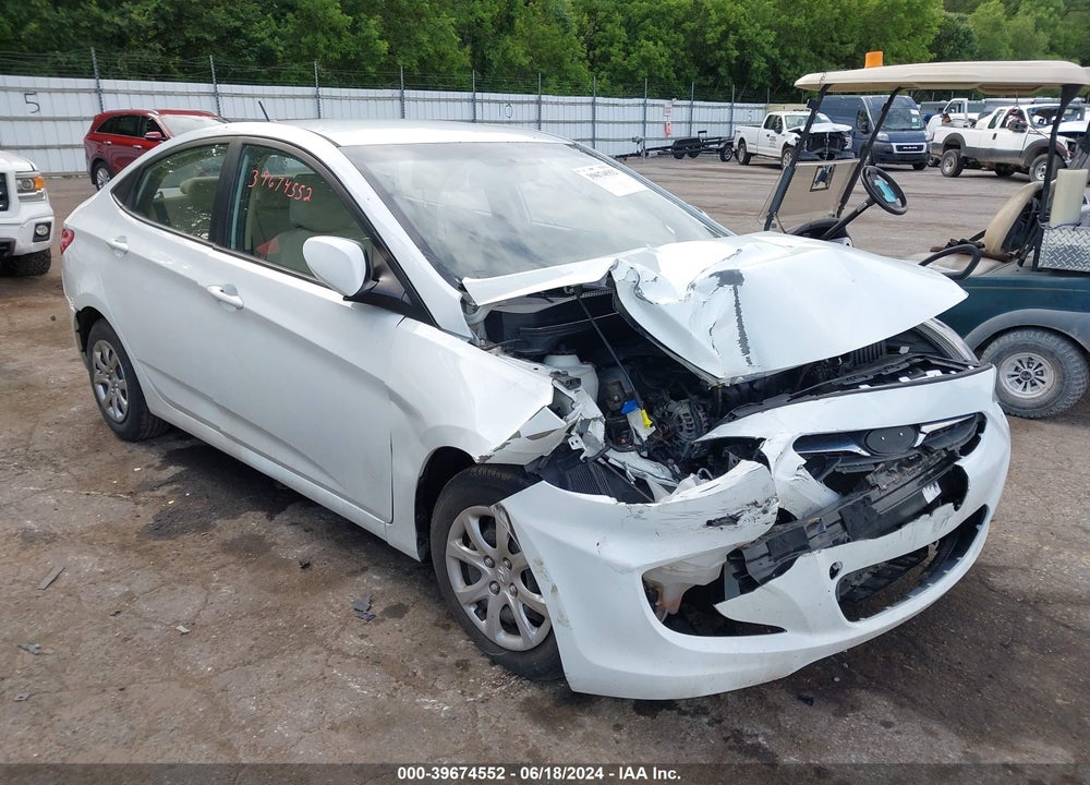 2014 HYUNDAI ACCENT GLS VIN: KMHCT4AE8EU727419