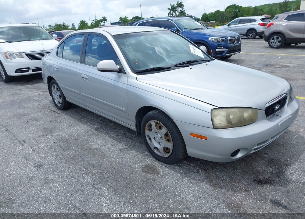 2002 HYUNDAI ELANTRA GLS VIN: KMHDN45D12U412974