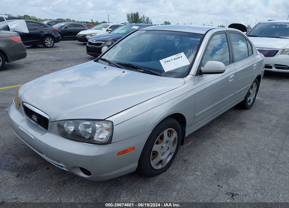2002 HYUNDAI ELANTRA GLS VIN: KMHDN45D12U412974
