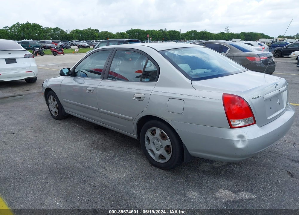 2002 HYUNDAI ELANTRA GLS VIN: KMHDN45D12U412974