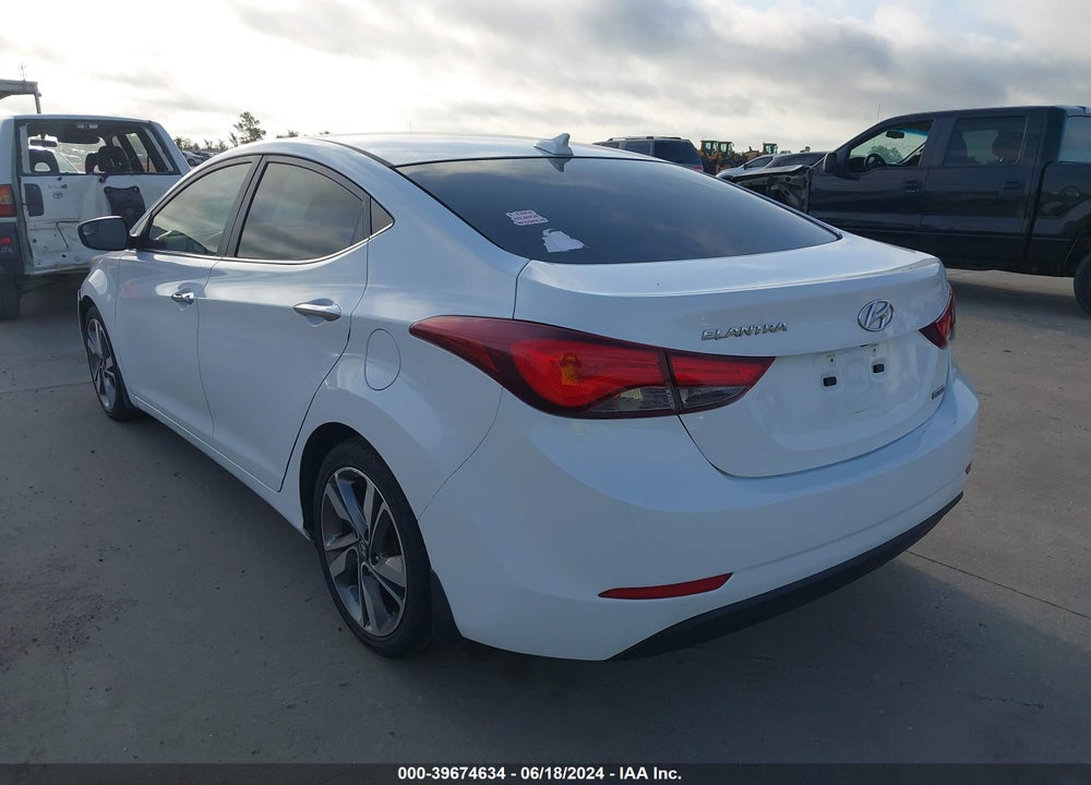2016 HYUNDAI ELANTRA LIMITED VIN: 5NPDH4AE4GH712374