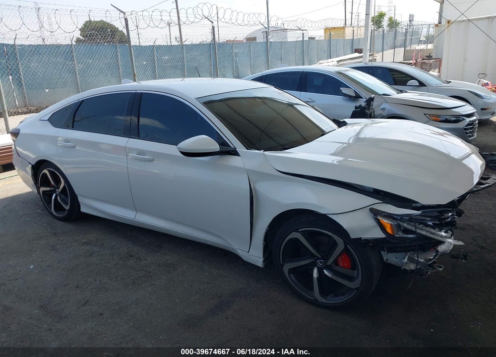 2019 HONDA ACCORD SPORT VIN: 1HGCV1F39KA079320