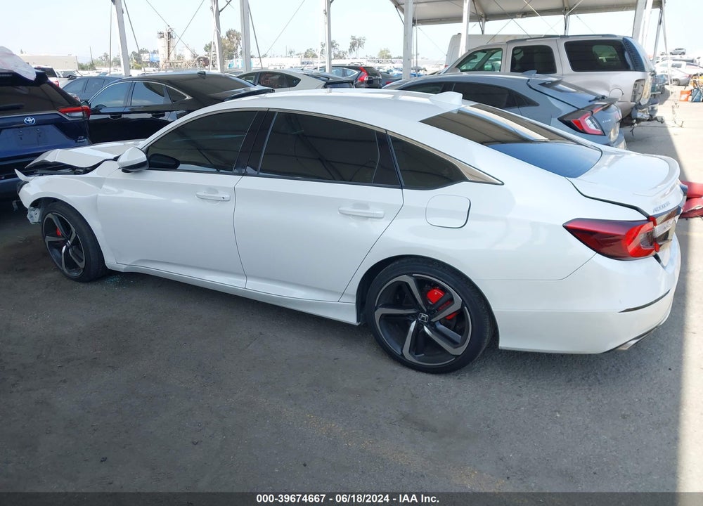 2019 HONDA ACCORD SPORT VIN: 1HGCV1F39KA079320