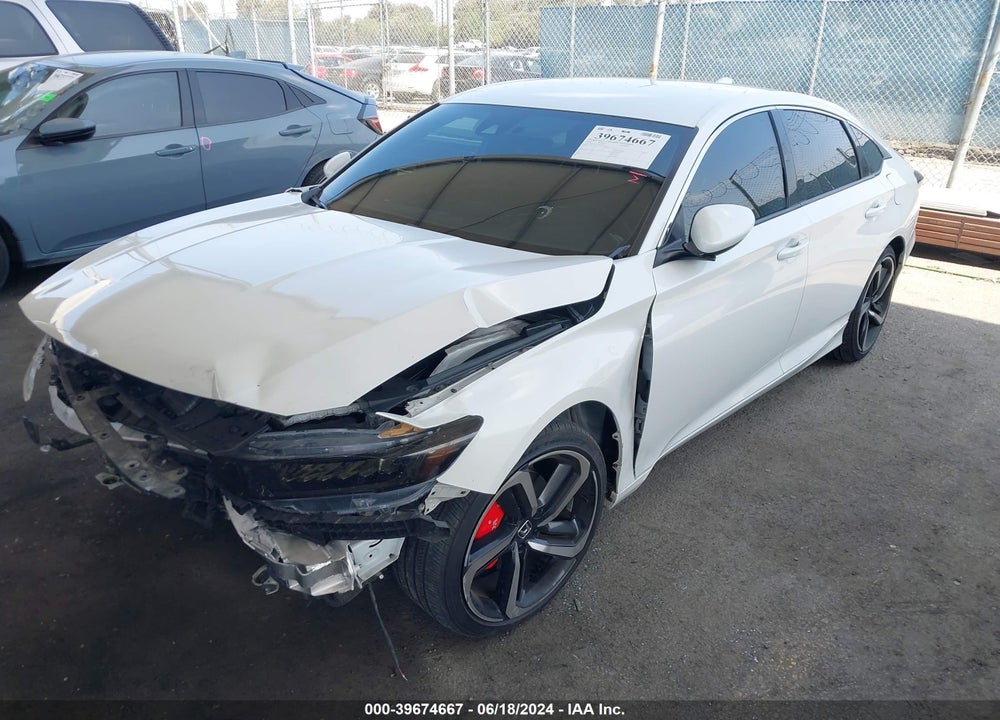 2019 HONDA ACCORD SPORT VIN: 1HGCV1F39KA079320