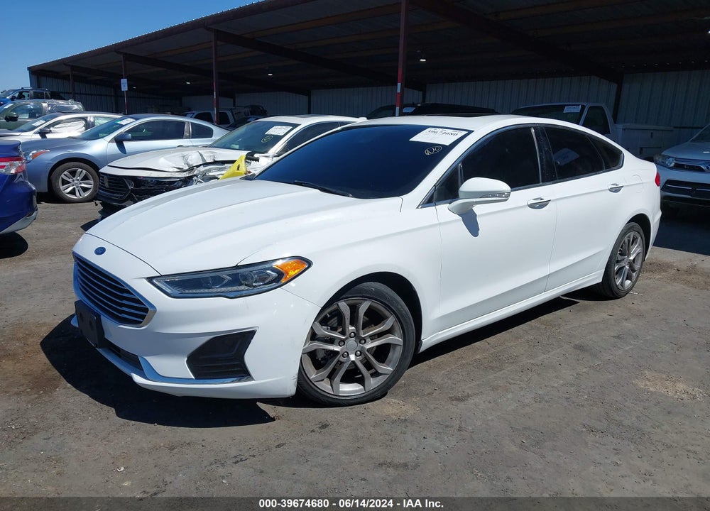 2019 FORD FUSION SEL VIN: 3FA6P0CD8KR150872