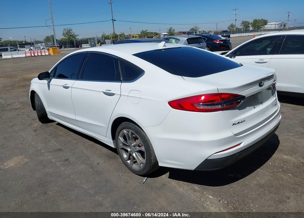 2019 FORD FUSION SEL VIN: 3FA6P0CD8KR150872