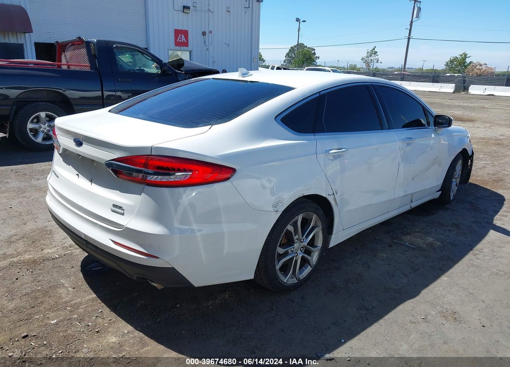 2019 FORD FUSION SEL VIN: 3FA6P0CD8KR150872