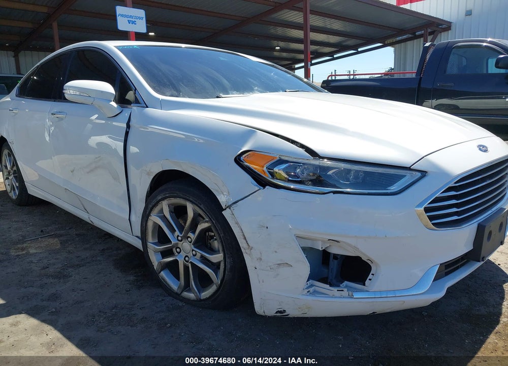 2019 FORD FUSION SEL VIN: 3FA6P0CD8KR150872