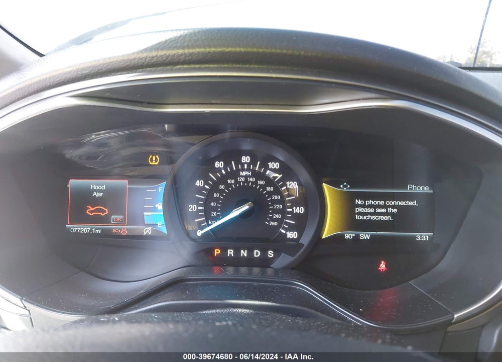 2019 FORD FUSION SEL VIN: 3FA6P0CD8KR150872
