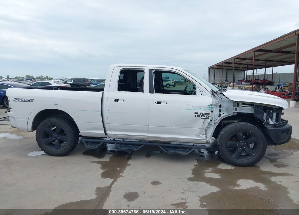 2019 RAM 1500 CLASSIC WARLOCK QUAD CAB 4X2 6'4 BOX VIN: 1C6RR6GT9KS724090