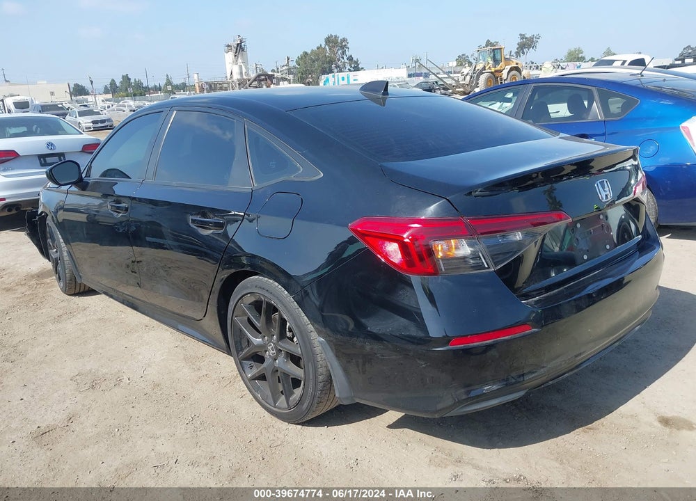 2022 HONDA CIVIC SPORT VIN: 2HGFE2F50NH516339