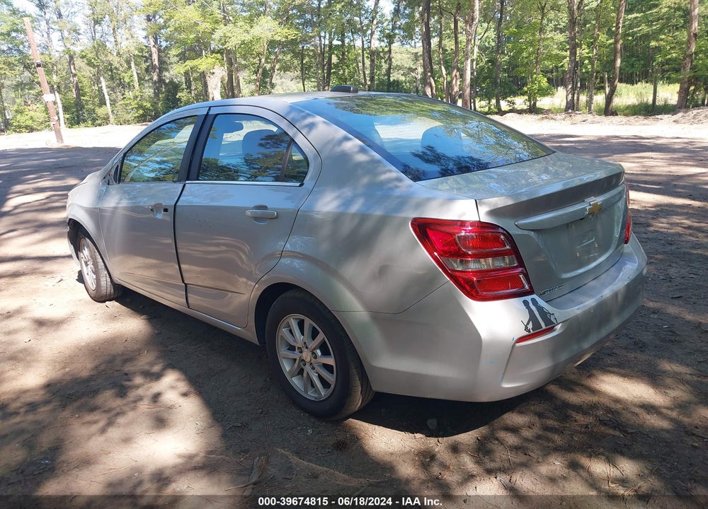 2017 CHEVROLET SONIC LT AUTO VIN: 1G1JD5SH9H4124791
