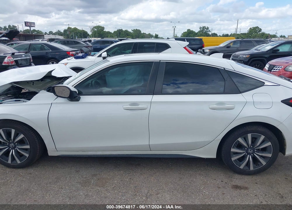 2022 HONDA CIVIC EX-L VIN: 19XFL1H7XNE022689