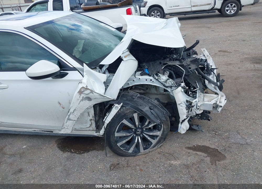 2022 HONDA CIVIC EX-L VIN: 19XFL1H7XNE022689