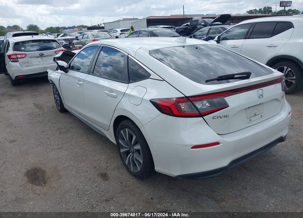 2022 HONDA CIVIC EX-L VIN: 19XFL1H7XNE022689