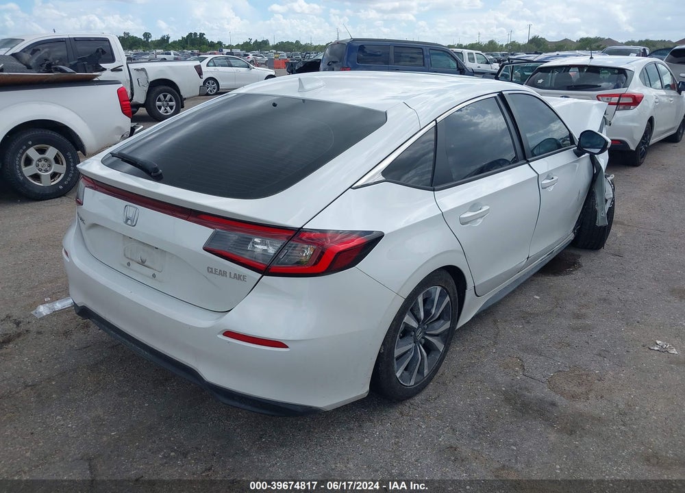 2022 HONDA CIVIC EX-L VIN: 19XFL1H7XNE022689