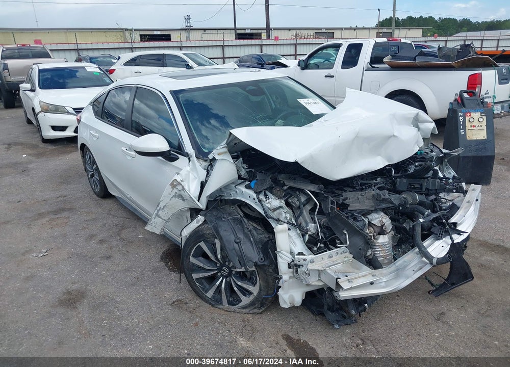 2022 HONDA CIVIC EX-L VIN: 19XFL1H7XNE022689
