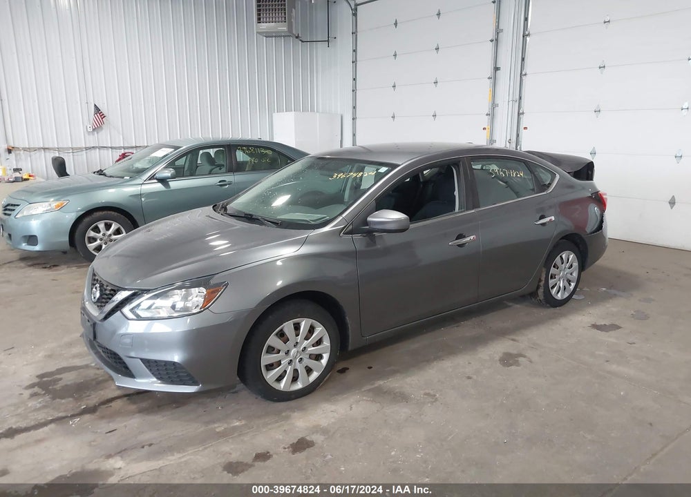 2017 NISSAN SENTRA SV VIN: 3N1AB7APXHL706381