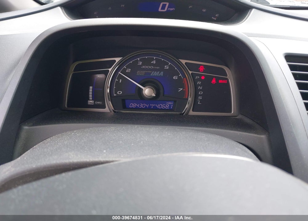 2008 HONDA CIVIC HYBRID VIN: JHMFA36258S014220
