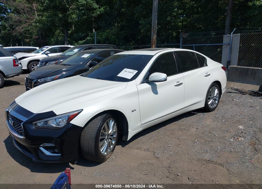 2019 INFINITI Q50 3.0T LUXE VIN: JN1EV7ARXKM554027