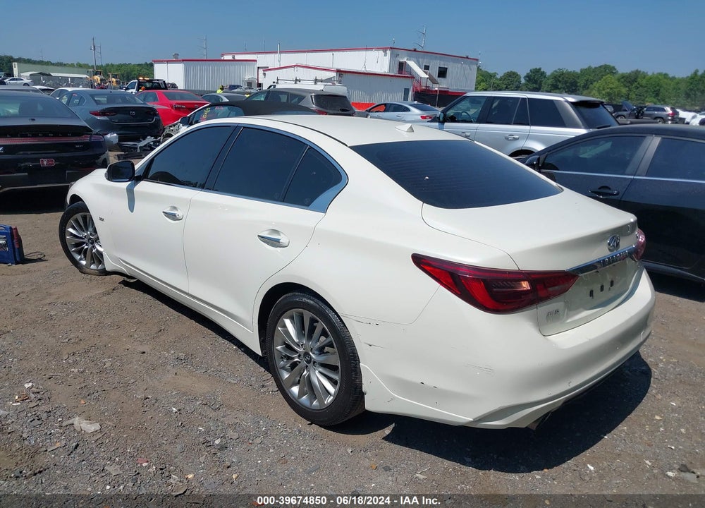 2019 INFINITI Q50 3.0T LUXE VIN: JN1EV7ARXKM554027