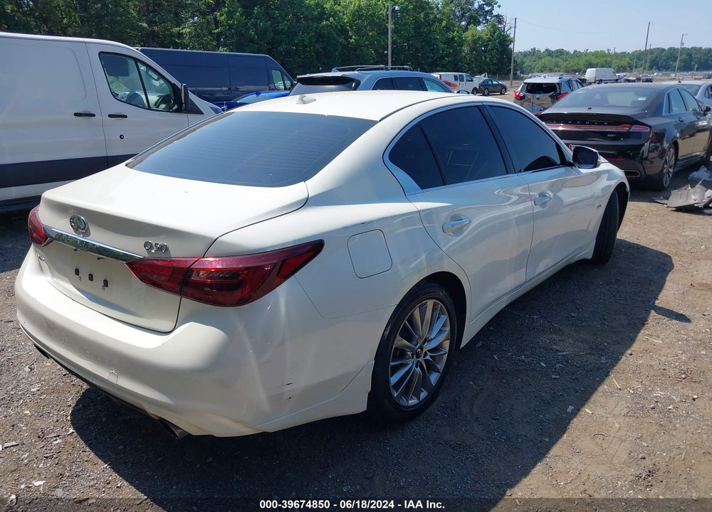 2019 INFINITI Q50 3.0T LUXE VIN: JN1EV7ARXKM554027