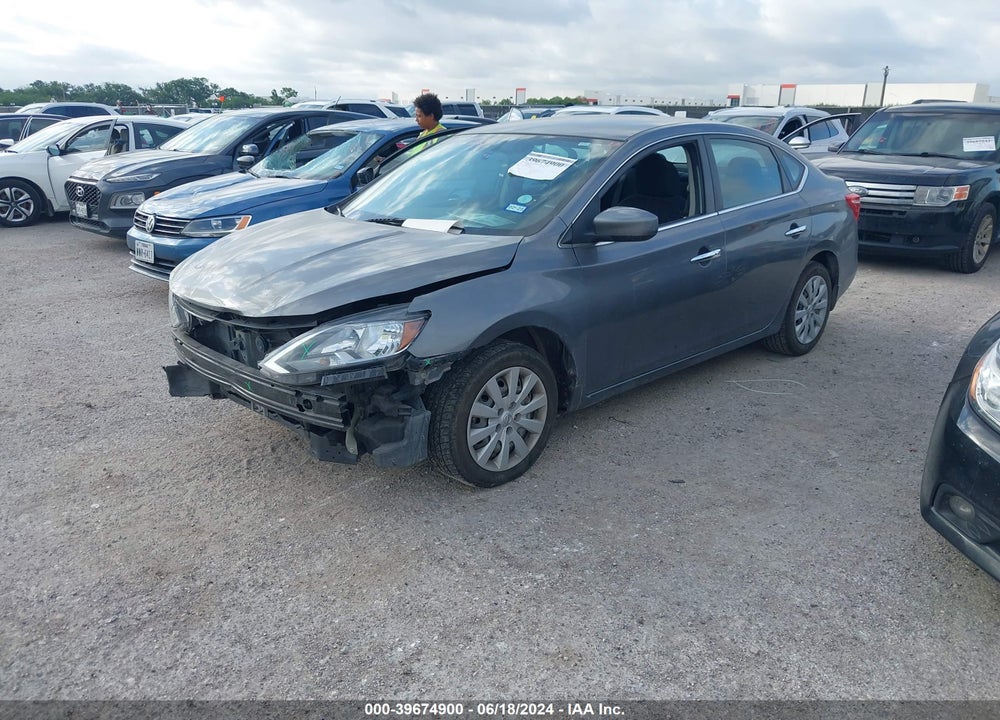 2016 NISSAN SENTRA SV VIN: 3N1AB7AP9GY247006