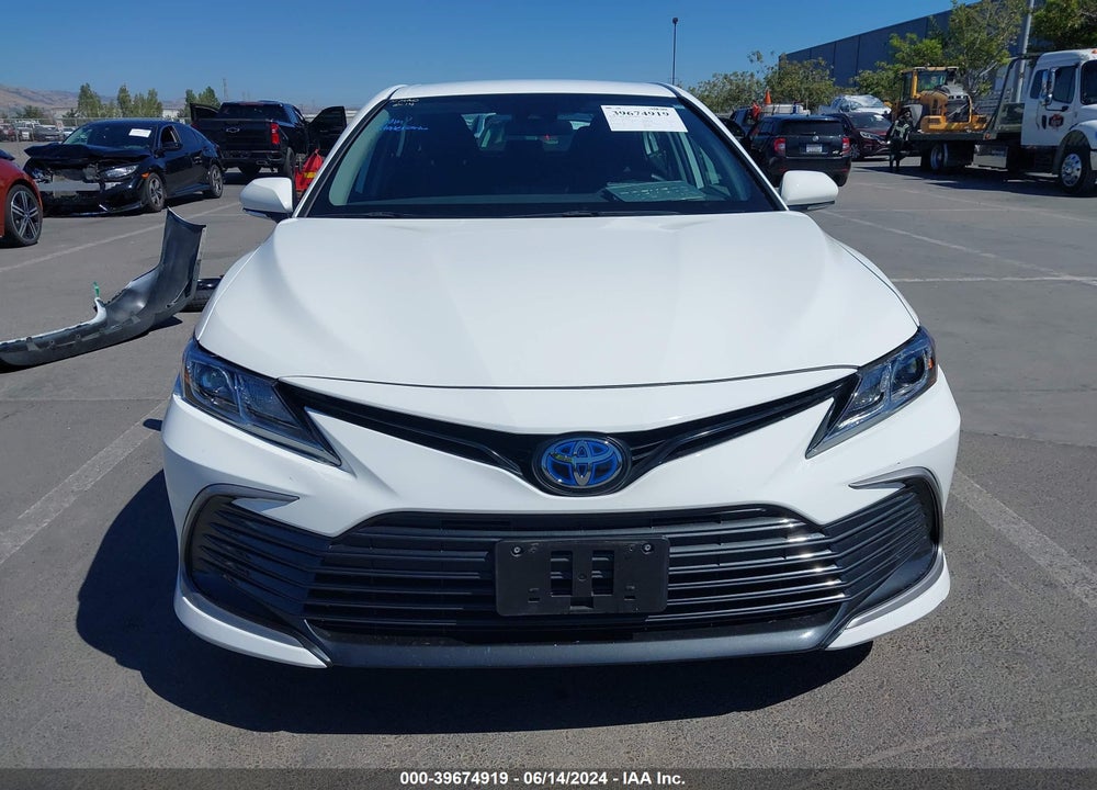 2022 TOYOTA CAMRY LE HYBRID VIN: 4T1C31AK8NU039005