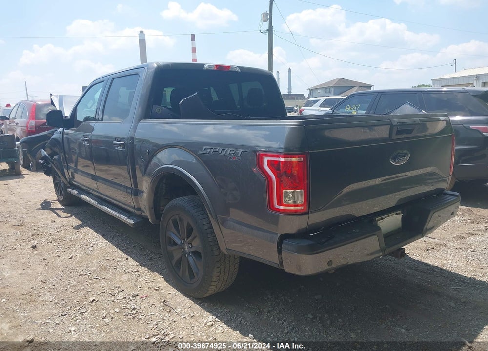 2017 FORD F-150 XLT VIN: 1FTEW1EF7HFA22450