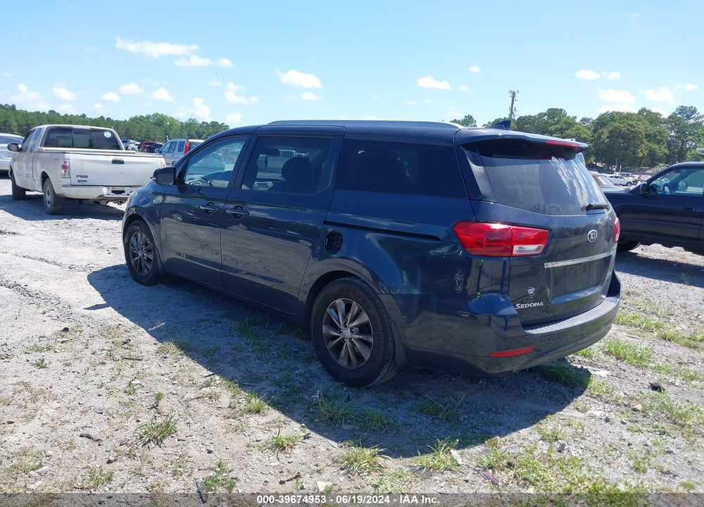 2016 KIA SEDONA LX VIN: KNDMB5C19G6106368
