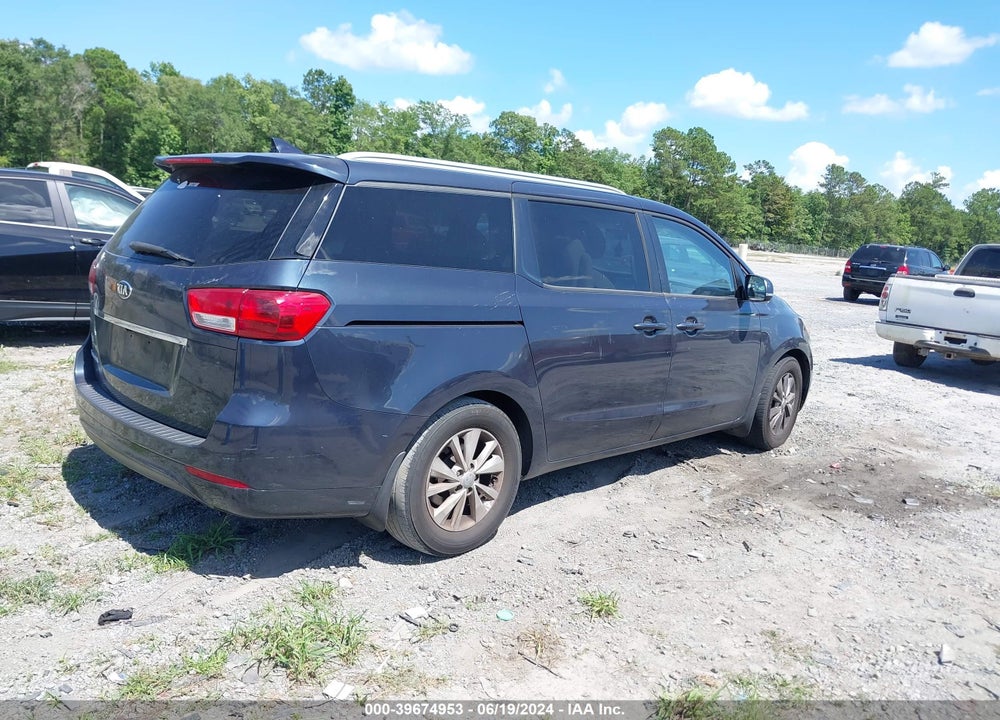 2016 KIA SEDONA LX VIN: KNDMB5C19G6106368